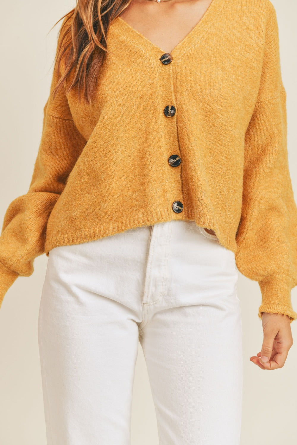 MABLE Long Sleeve Button Down Sweater Cardigan - The Daily Makeover