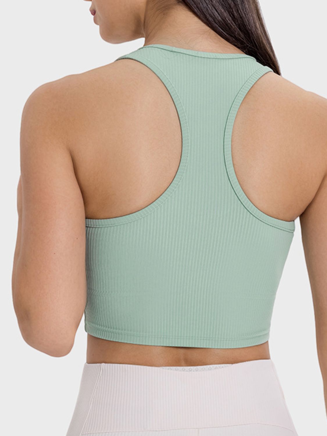 Scoop Neck Wide Strap Active Tank - The Daily Makeover