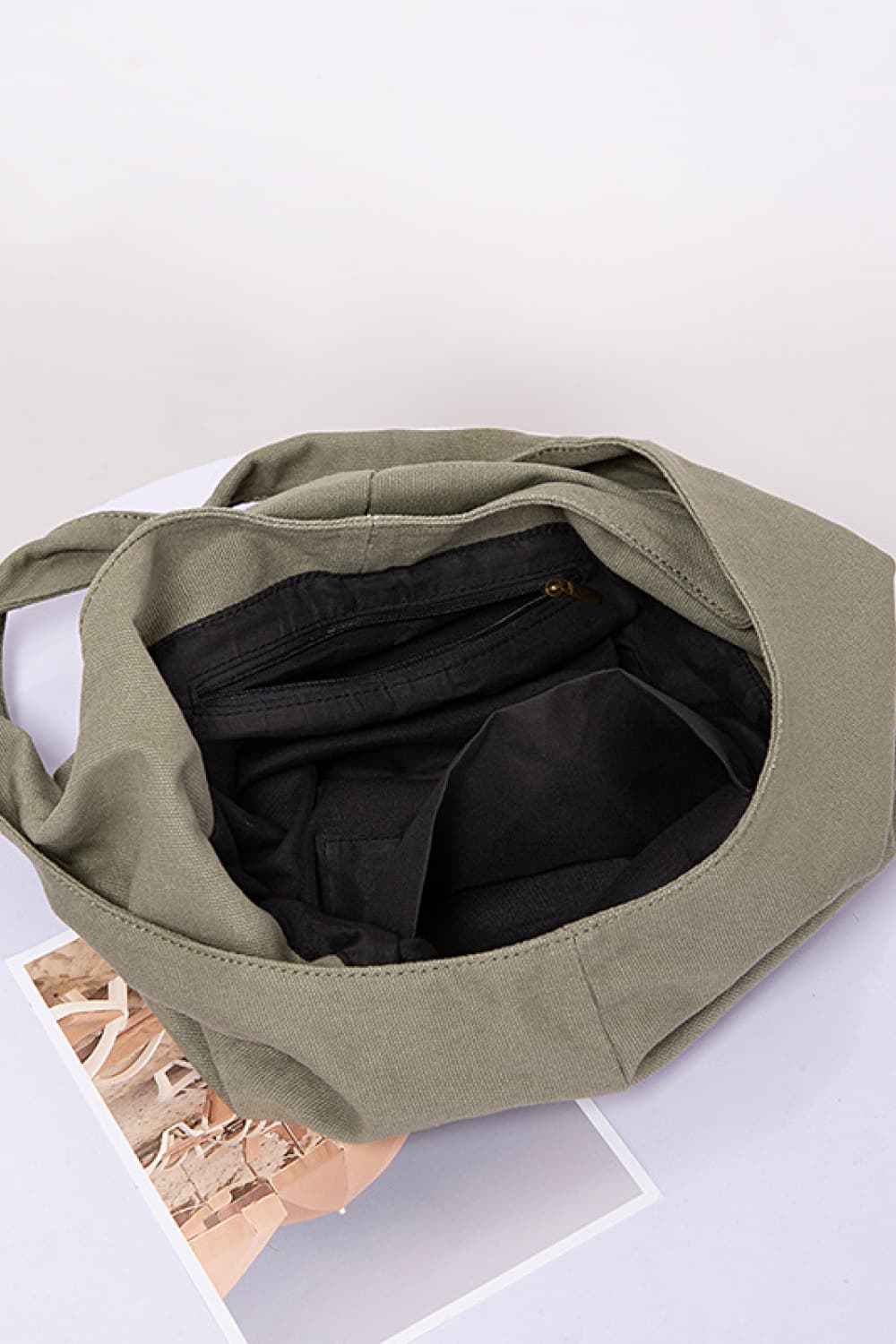 Large Canvas Crossbody Bag - The Daily Makeover