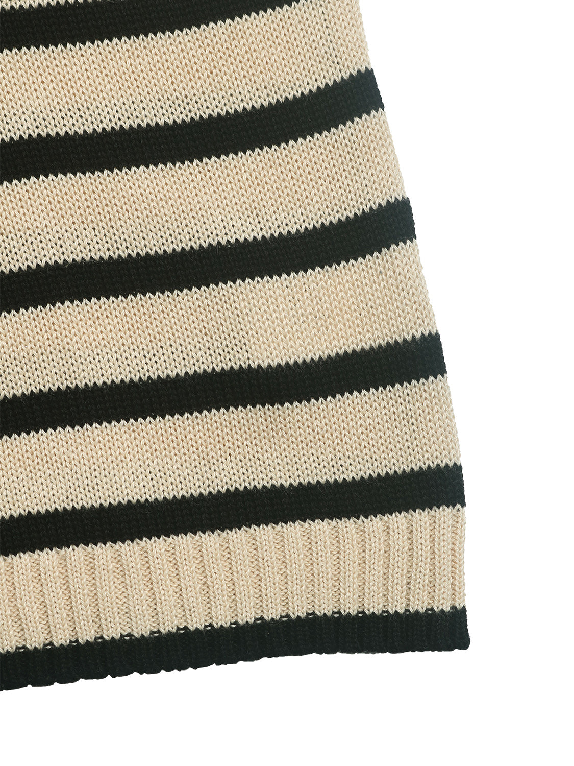 Perfee Striped Round Neck Long Sleeve Knit Top - The Daily Makeover
