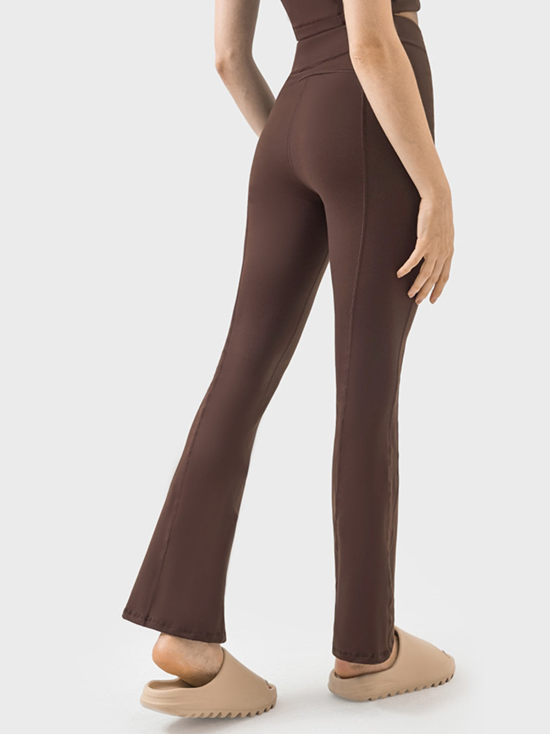 Millennia Zipper Detail High Waist Active Pants - The Daily Makeover