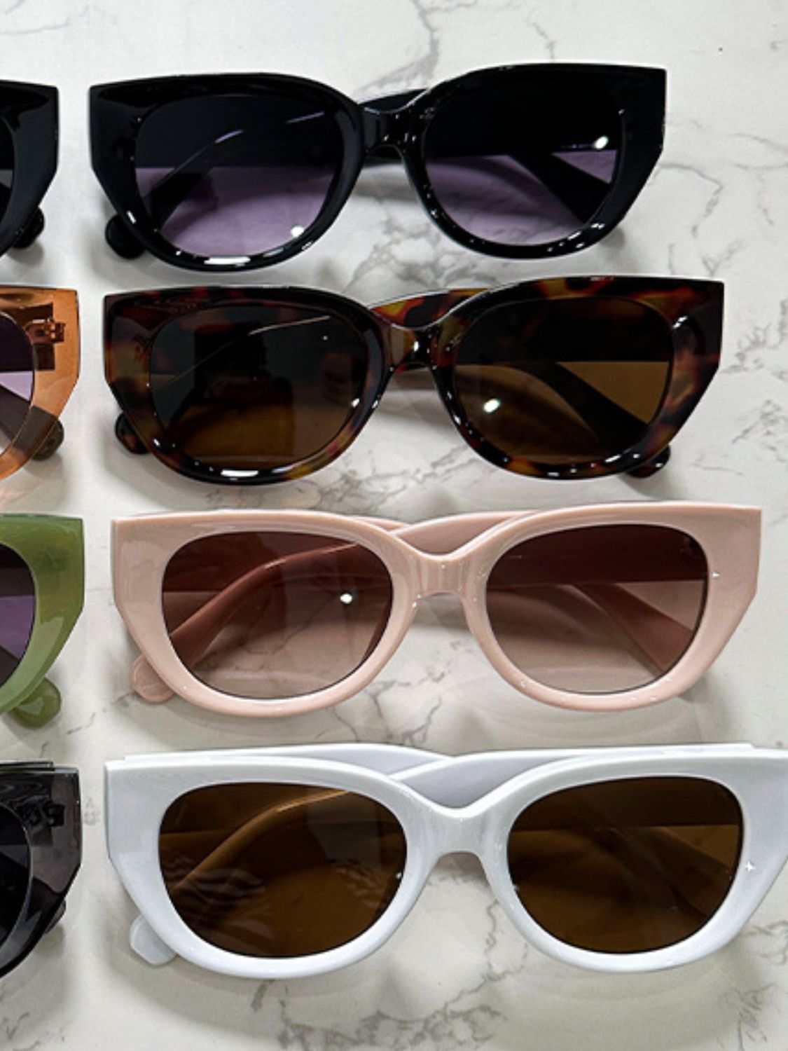 Cat Eye Polycarbonate Frame Sunglasses - The Daily Makeover