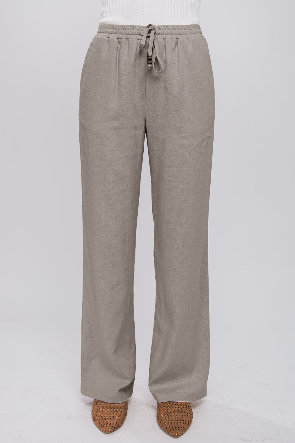 Love Tree Drawstring Wide Leg Pants - The Daily Makeover