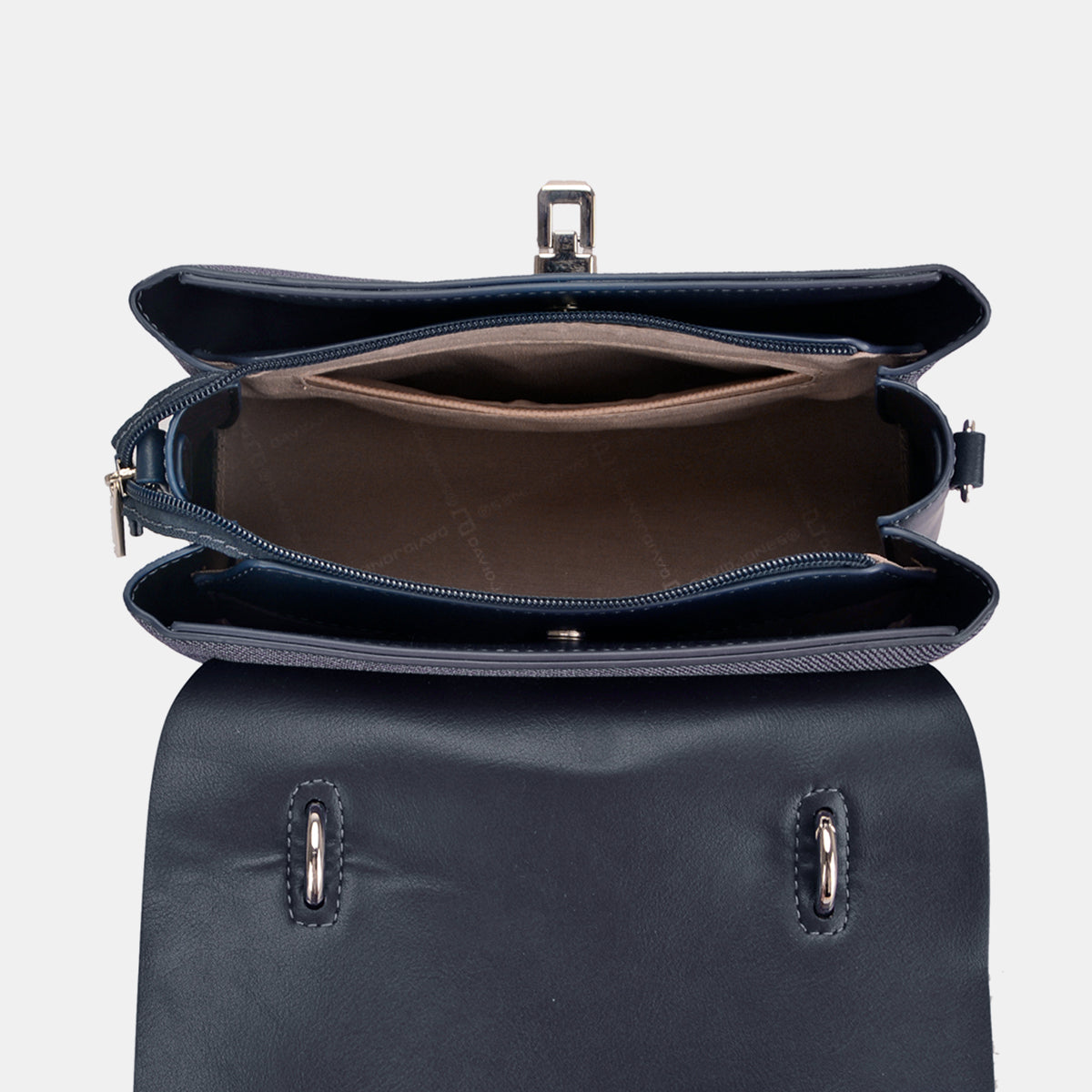David Jones Striped Contrast Handbag - The Daily Makeover