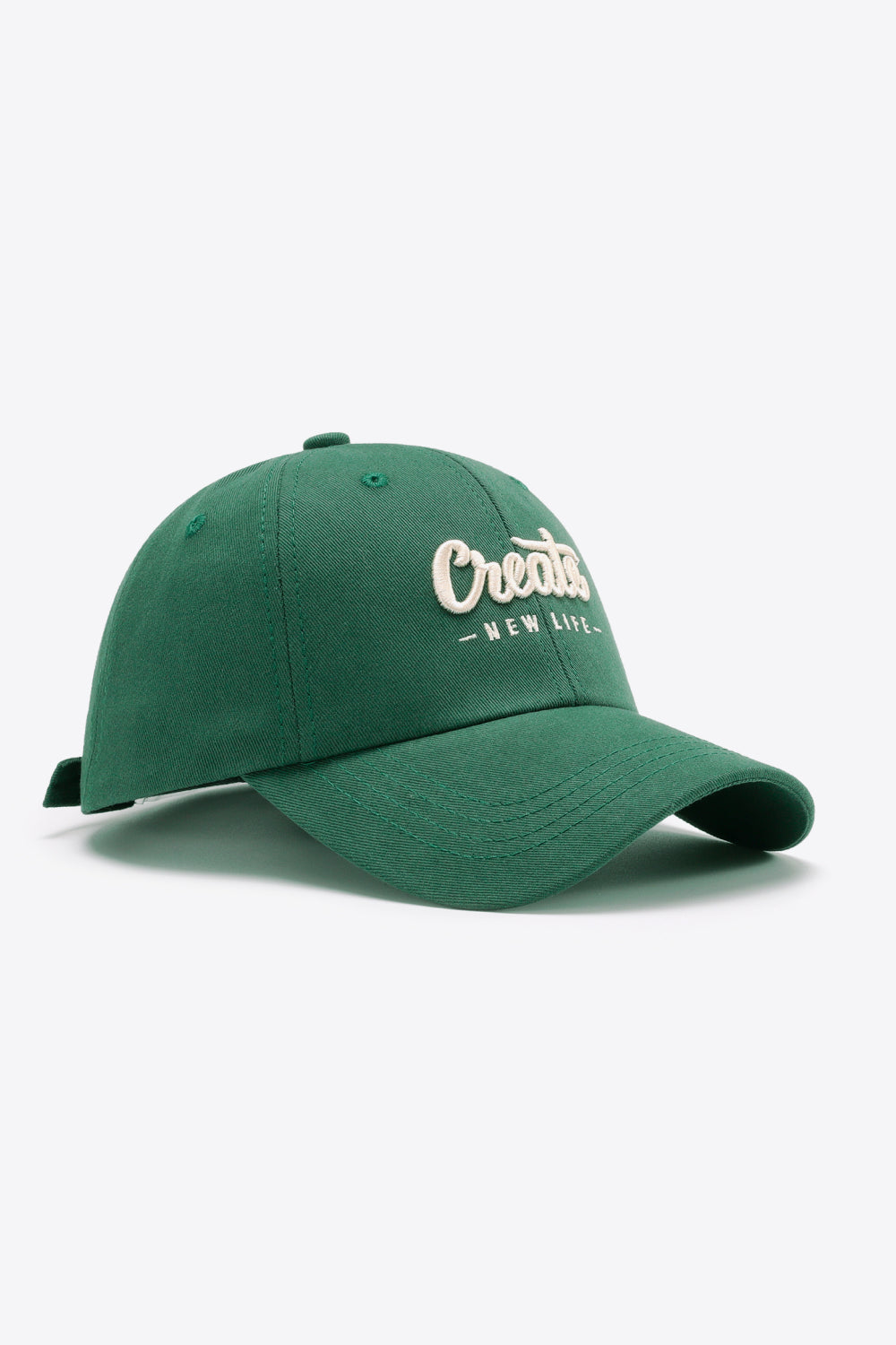 CREATE NEW LIFE Adjustable Cotton Baseball Cap - The Daily Makeover