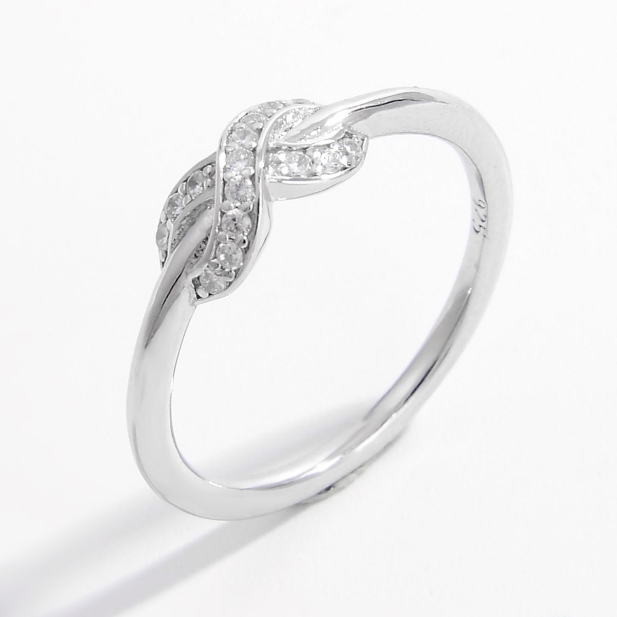 925 Sterling Silver Zircon Geometric Ring - The Daily Makeover