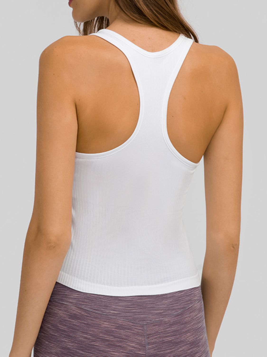 Round Neck Racerback Active Tank - The Daily Makeover