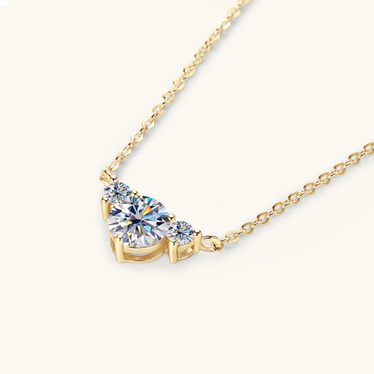 Pacific Twilight Pendant – 1.2 Carat Moissanite in Sterling Silver - The Daily Makeover