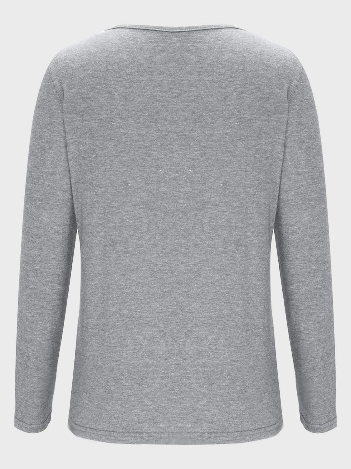 Crisscross V-Neck Long Sleeve T-Shirt - The Daily Makeover