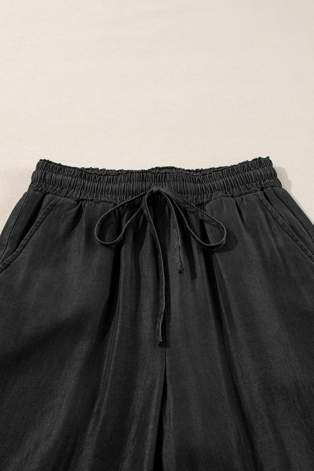 Drawstring Wide Leg Jeans - The Daily Makeover
