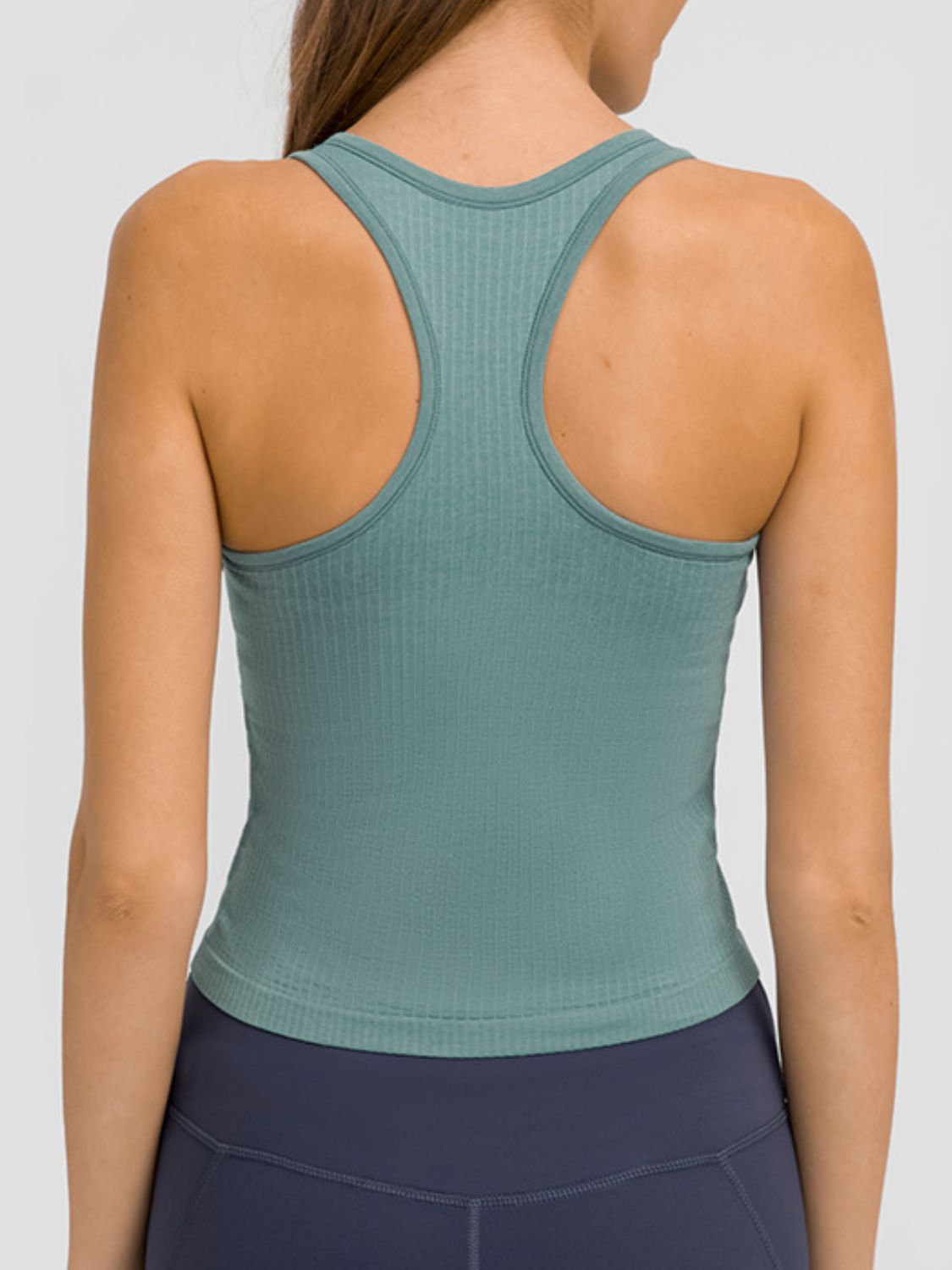 Round Neck Racerback Active Tank - The Daily Makeover
