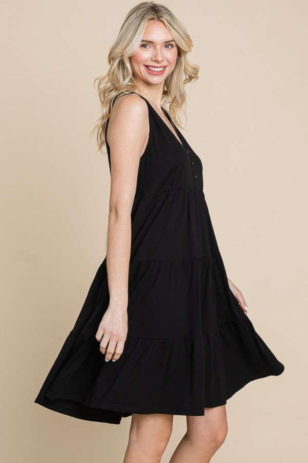 Culture Code Racerback Tiered Tank Dress - The Daily Makeover