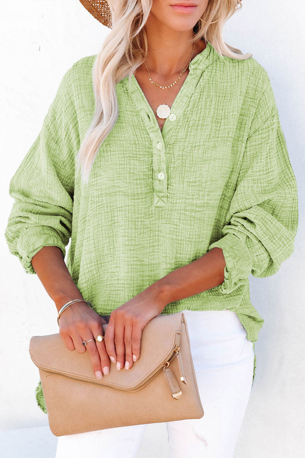 Big Sur Long Sleeve Blouse - The Daily Makeover