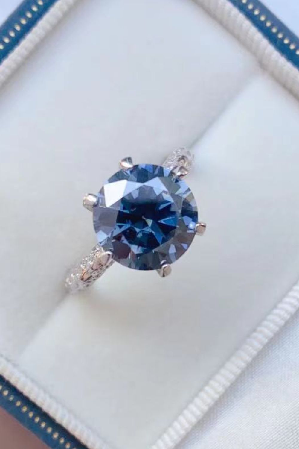 5 Carat Moissanite 925 Sterling Silver Ring - The Daily Makeover