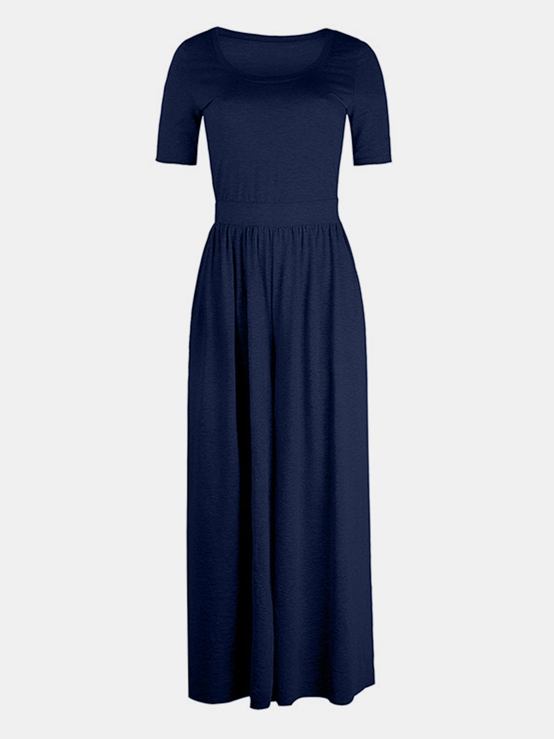 [Preorder] Scoop Neck Short Sleeve Jumpsuit [Est Ship 07/02/24] - The Daily Makeover