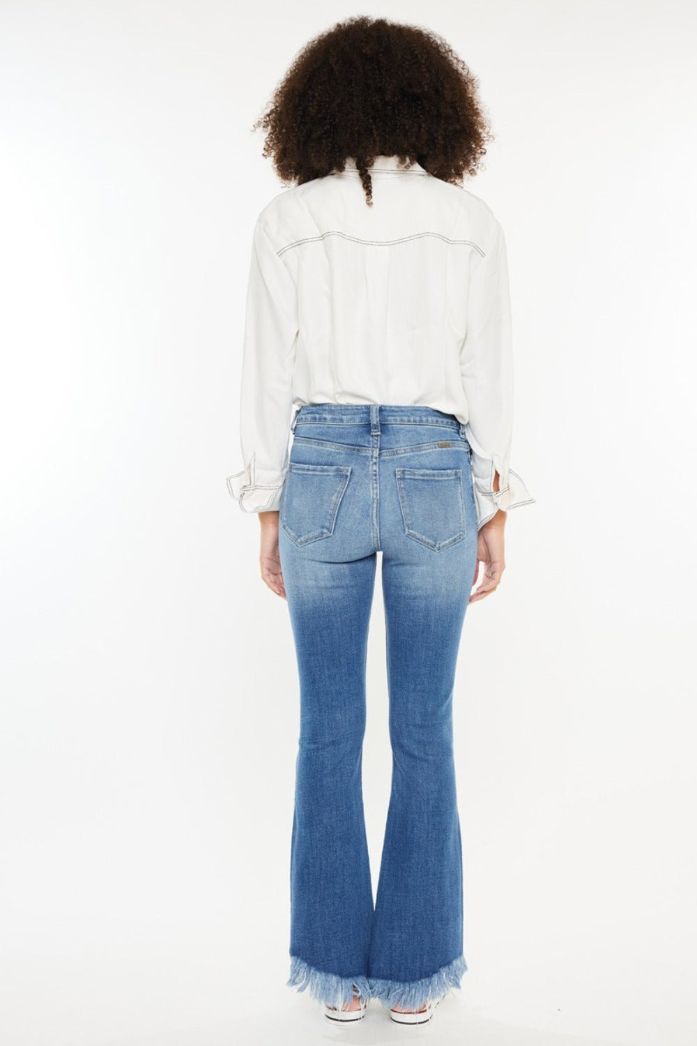 Kancan High Rise Frayed Hem Jeans - The Daily Makeover