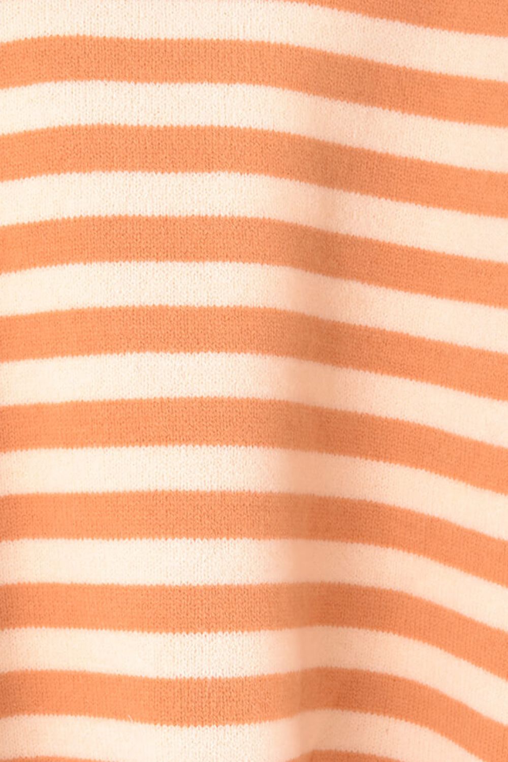 Warm Spice Striped Round Neck Sweater - The Daily Makeover