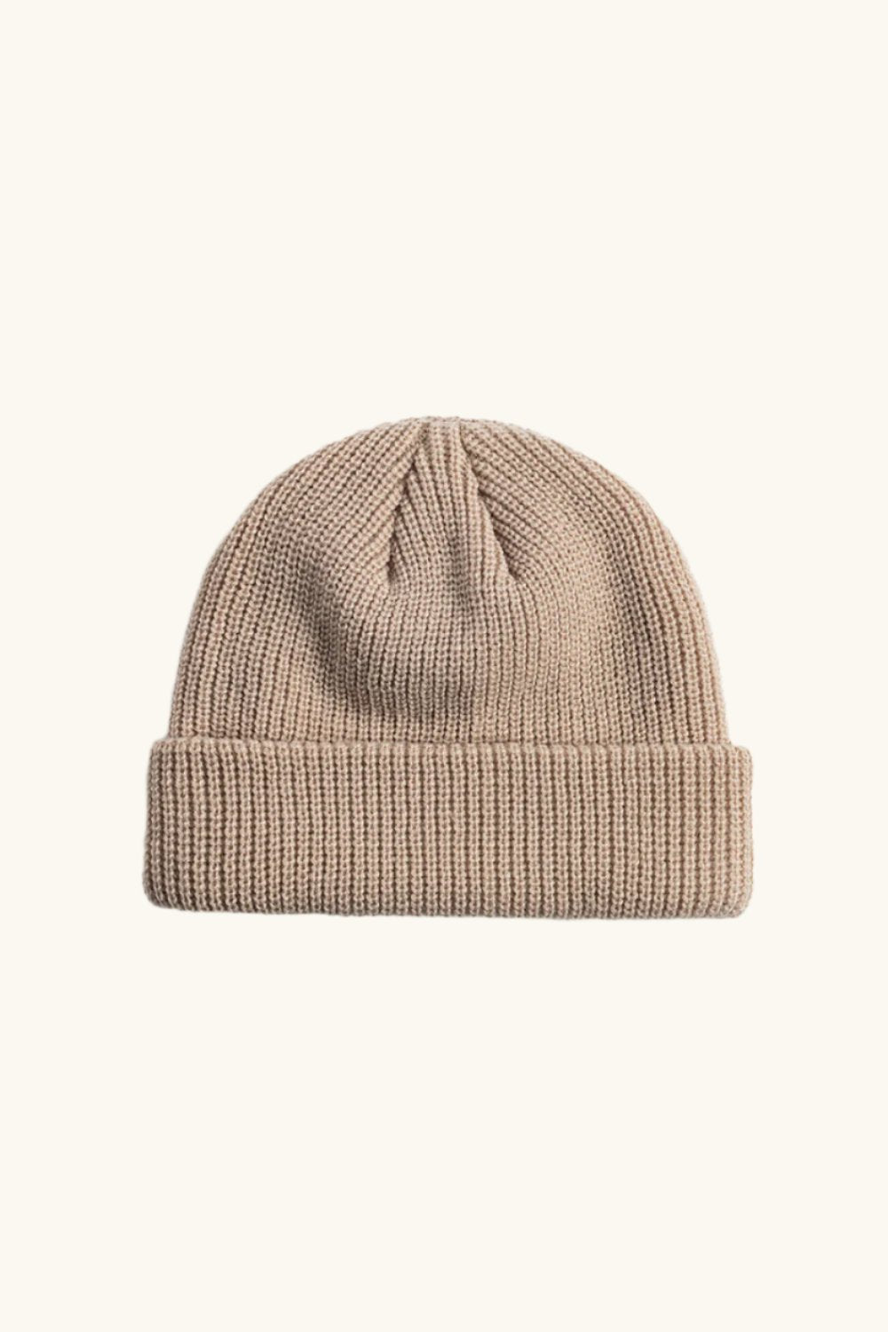 Cozy Rib-Knit Cuff Beanie - The Daily Makeover