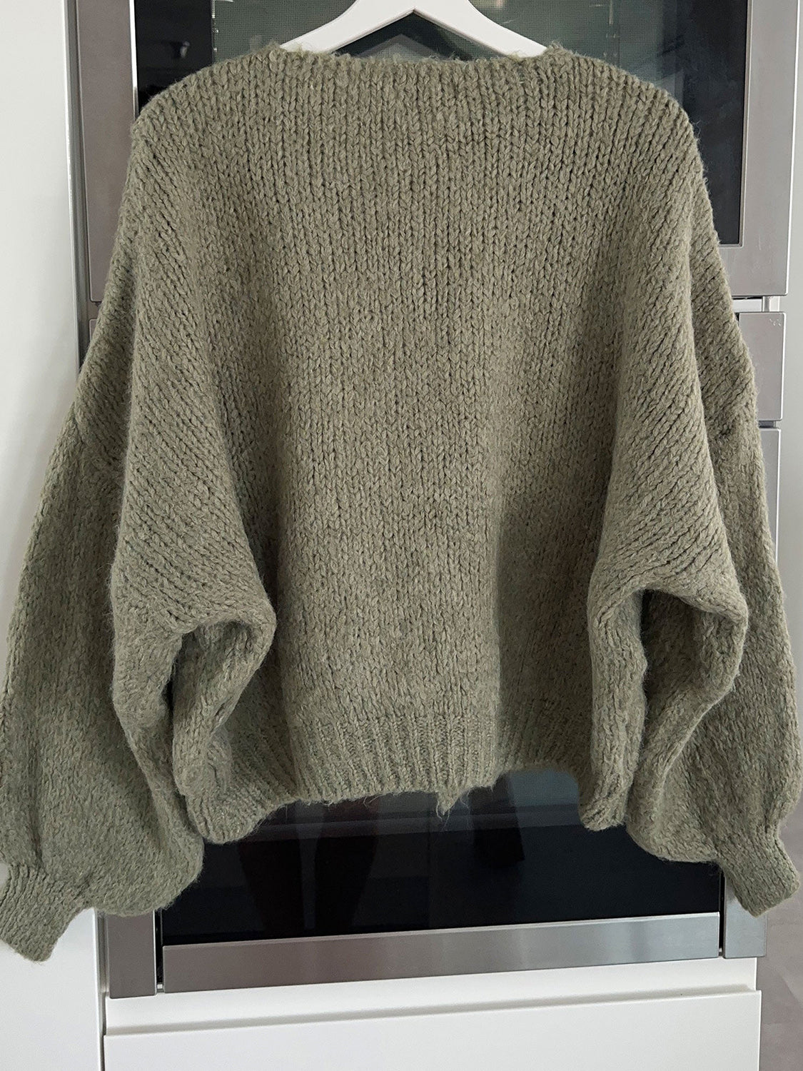Tied Long Sleeve Dropped Shoulder Cardigan - The Daily Makeover