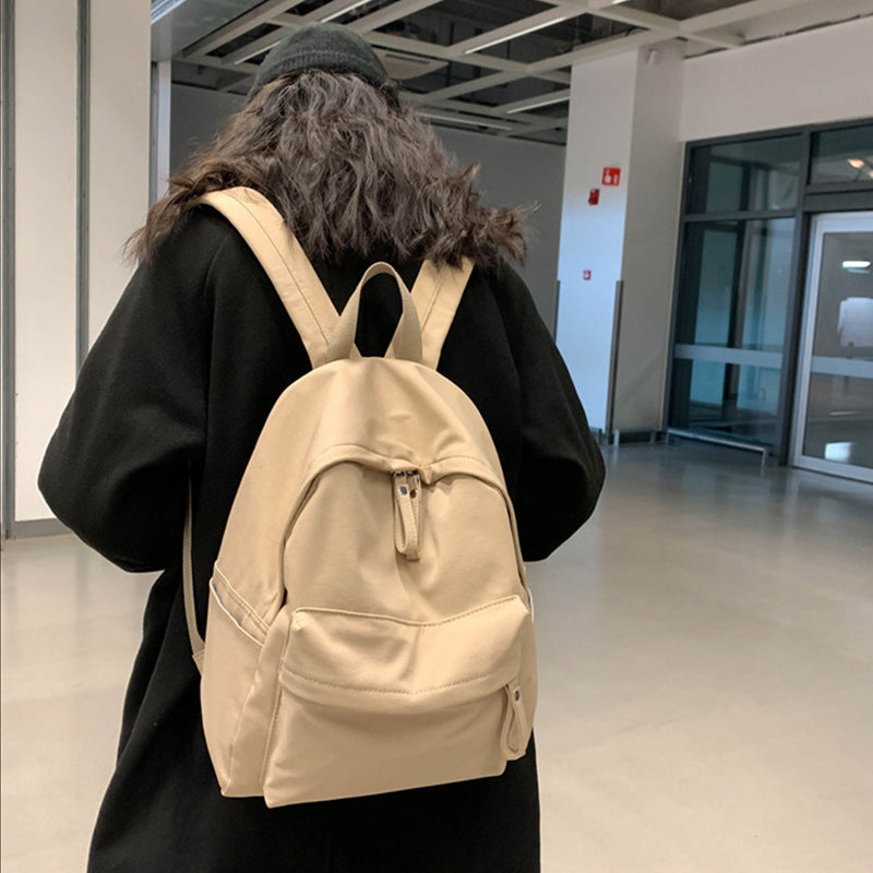 Zip Cotton Backpack Bag - The Daily Makeover