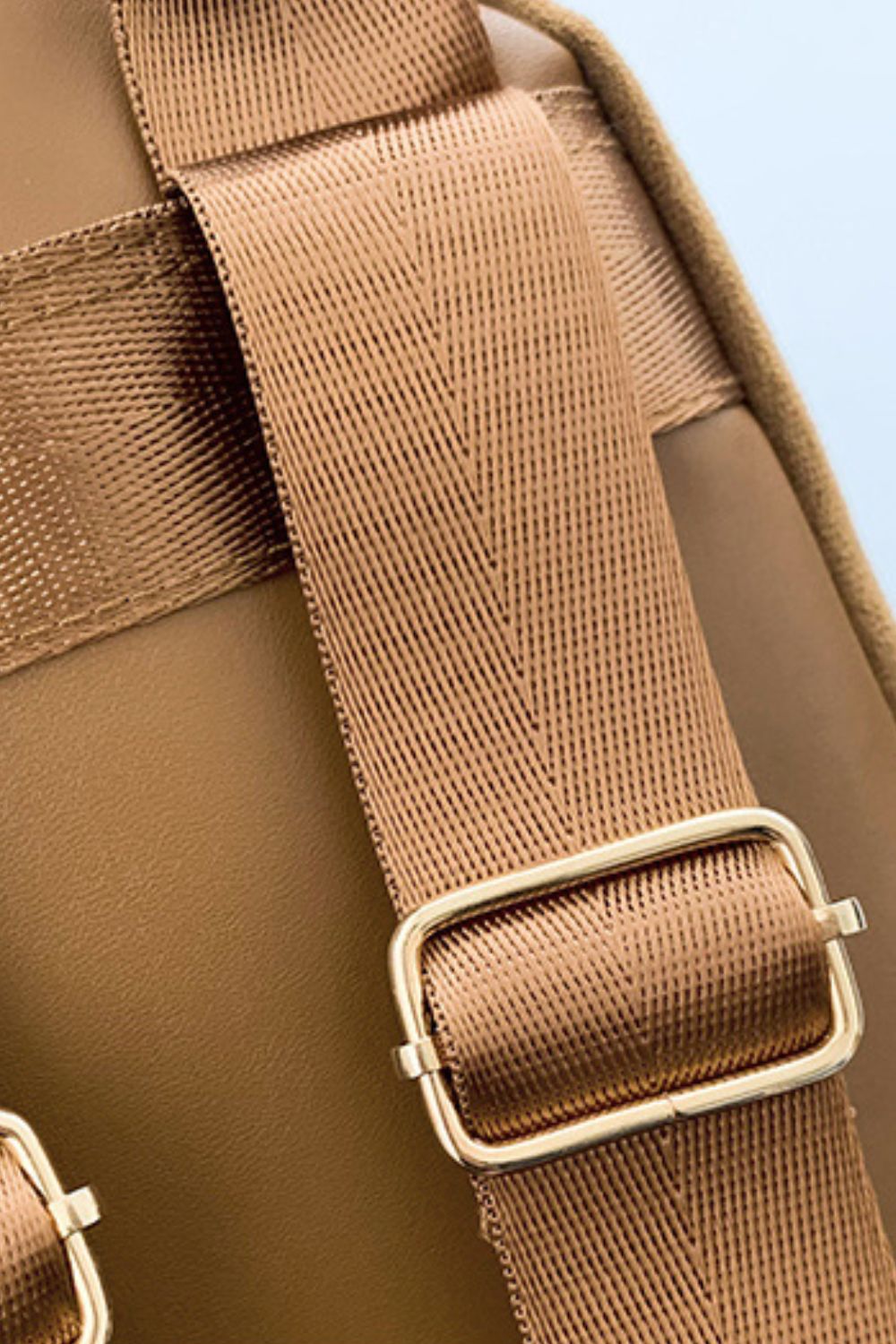 Suede Adjustable Strap Backpack Bag - The Daily Makeover