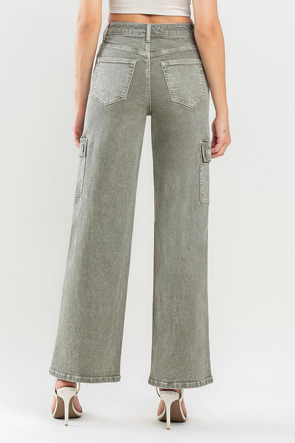 Vervet by Flying Monkey 90's Super High Rise Cargo Jeans - The Daily Makeover