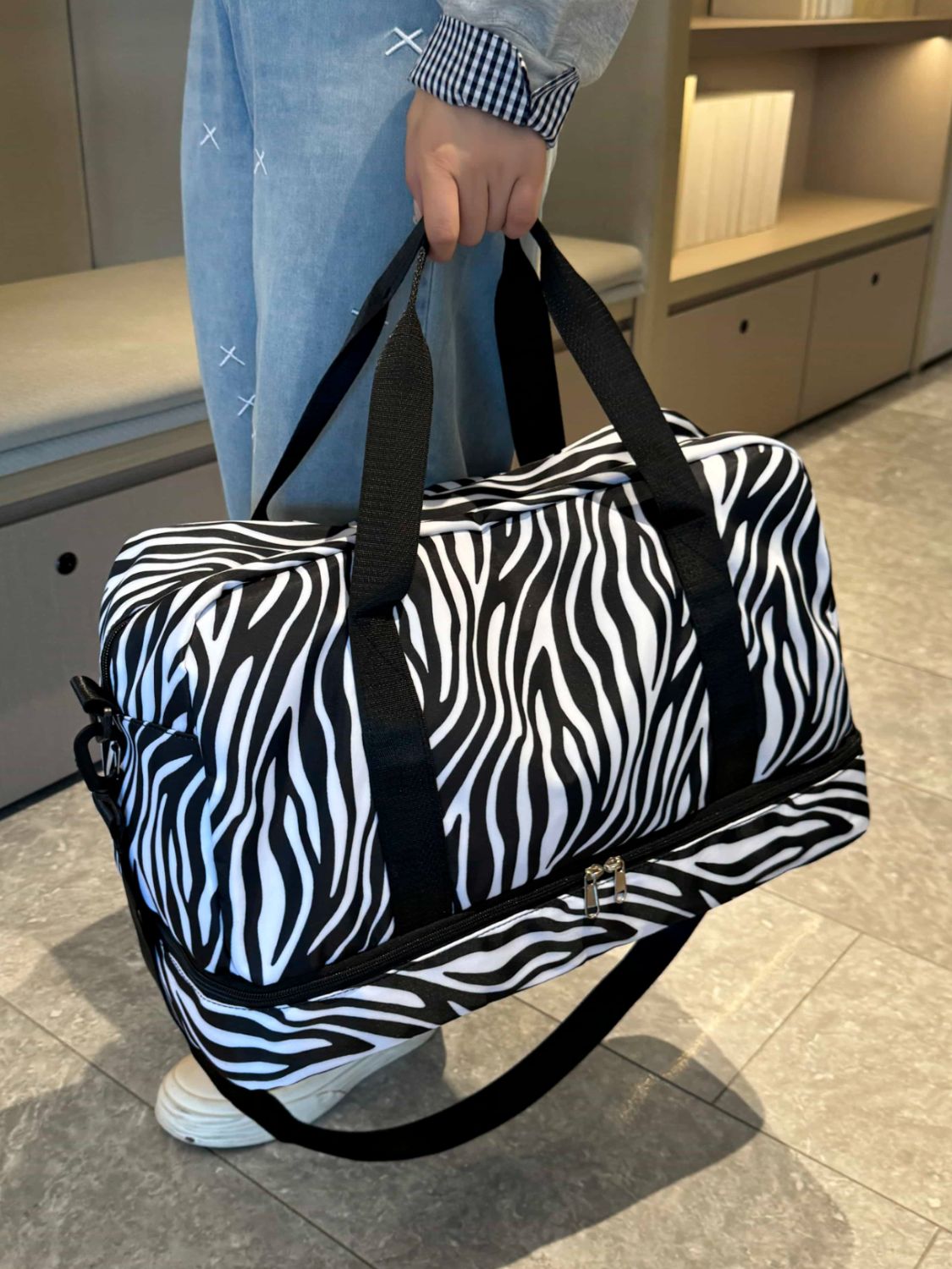 Oxford Cloth Leopard Travel Bag - The Daily Makeover