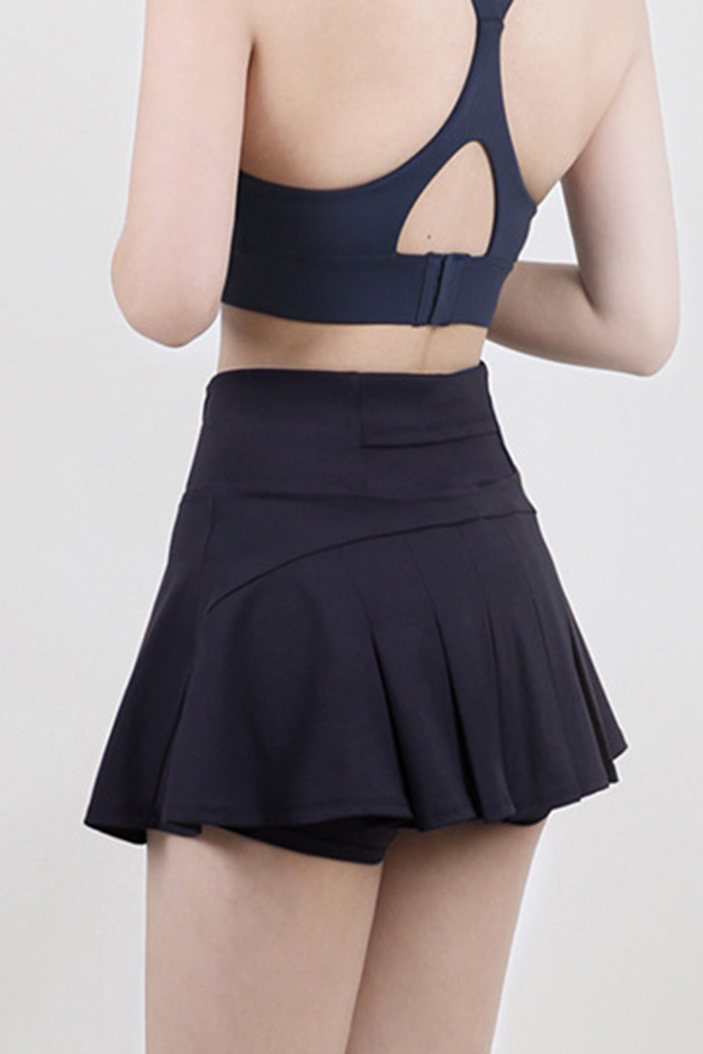 High Waist Pleated Active Skirt - The Daily Makeover
