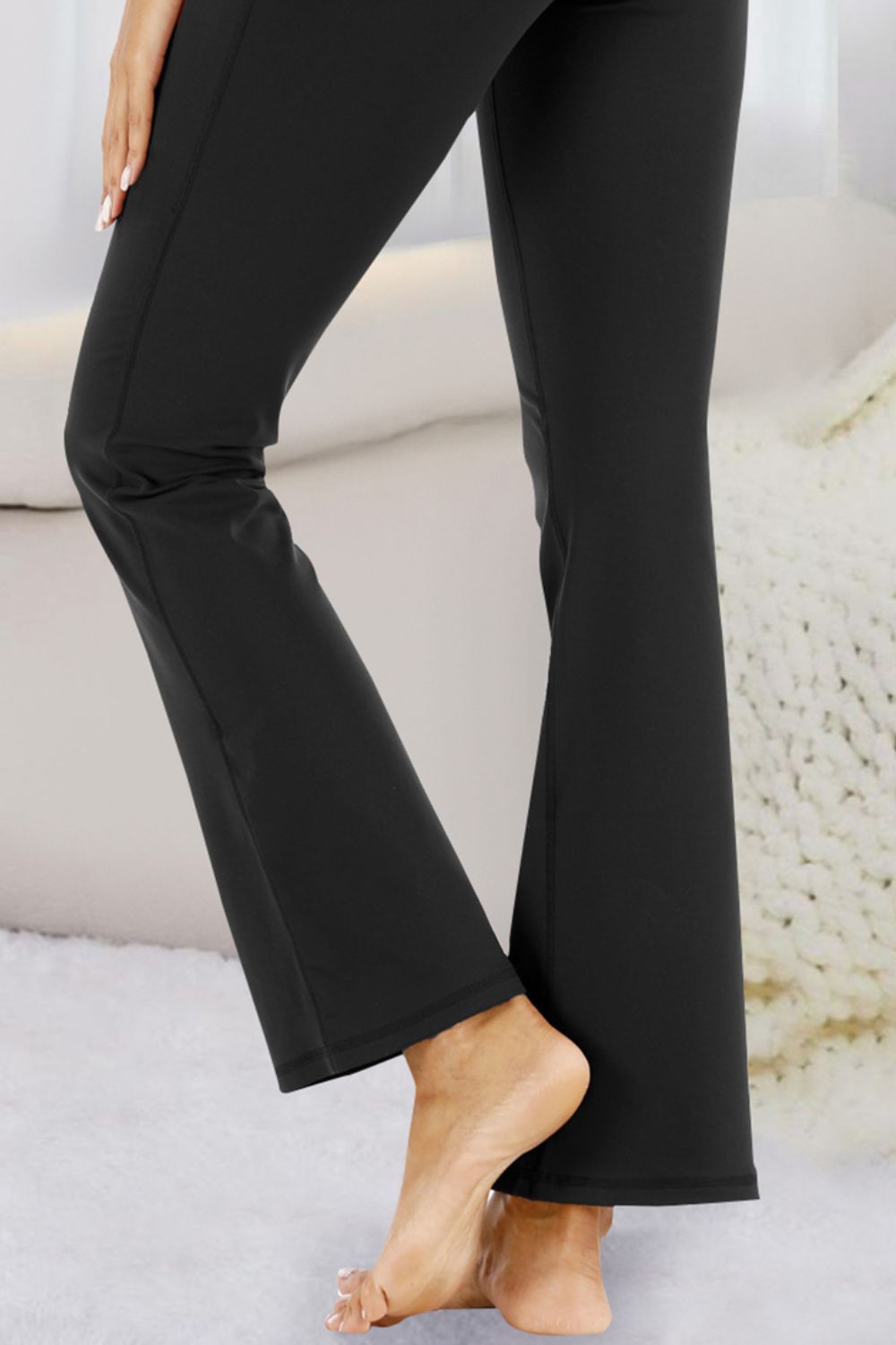 Pocketed High Waist Active Pants - The Daily Makeover