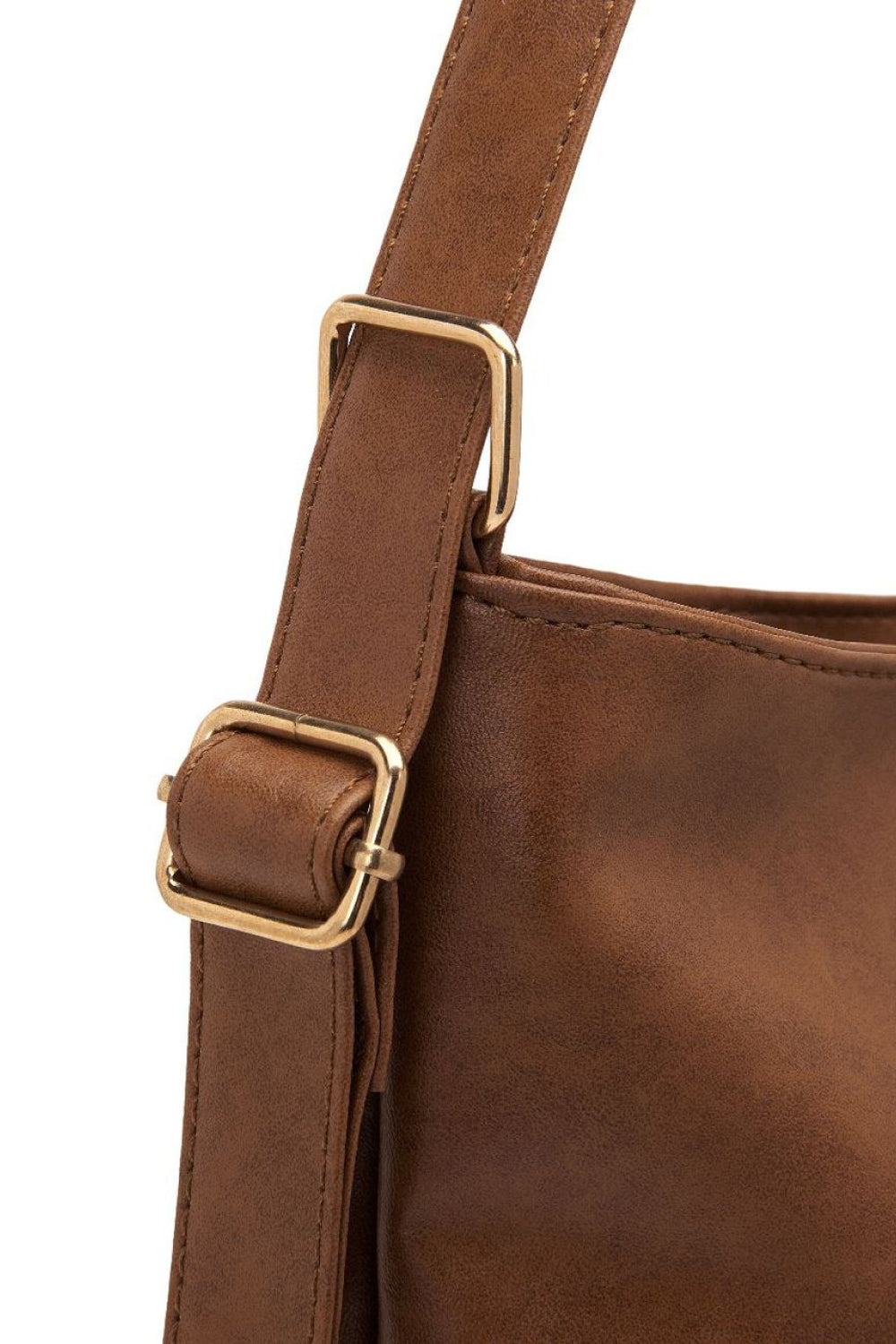 Large PU Leather Crossbody Bag - The Daily Makeover