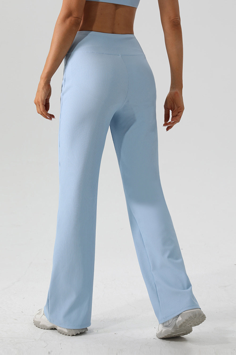 High Waist Straight Active Pants - The Daily Makeover