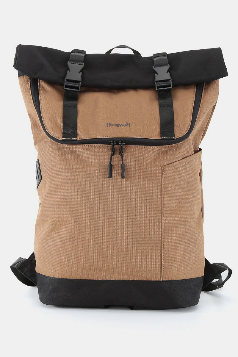 Himawari Contrast Waterproof Canvas Backpack Bag - The Daily Makeover