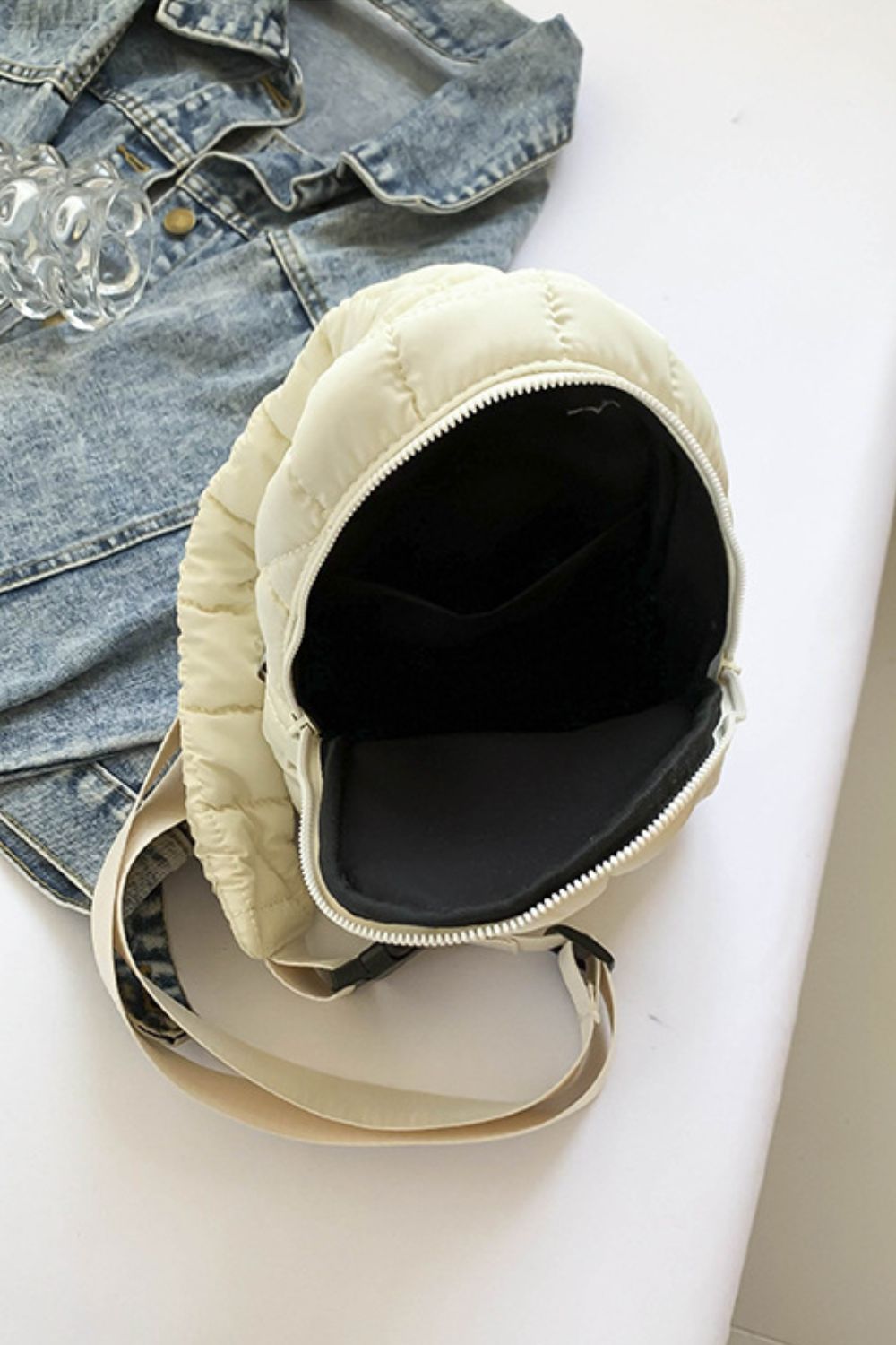 Quilted Nylon Crossbody Bag - The Daily Makeover