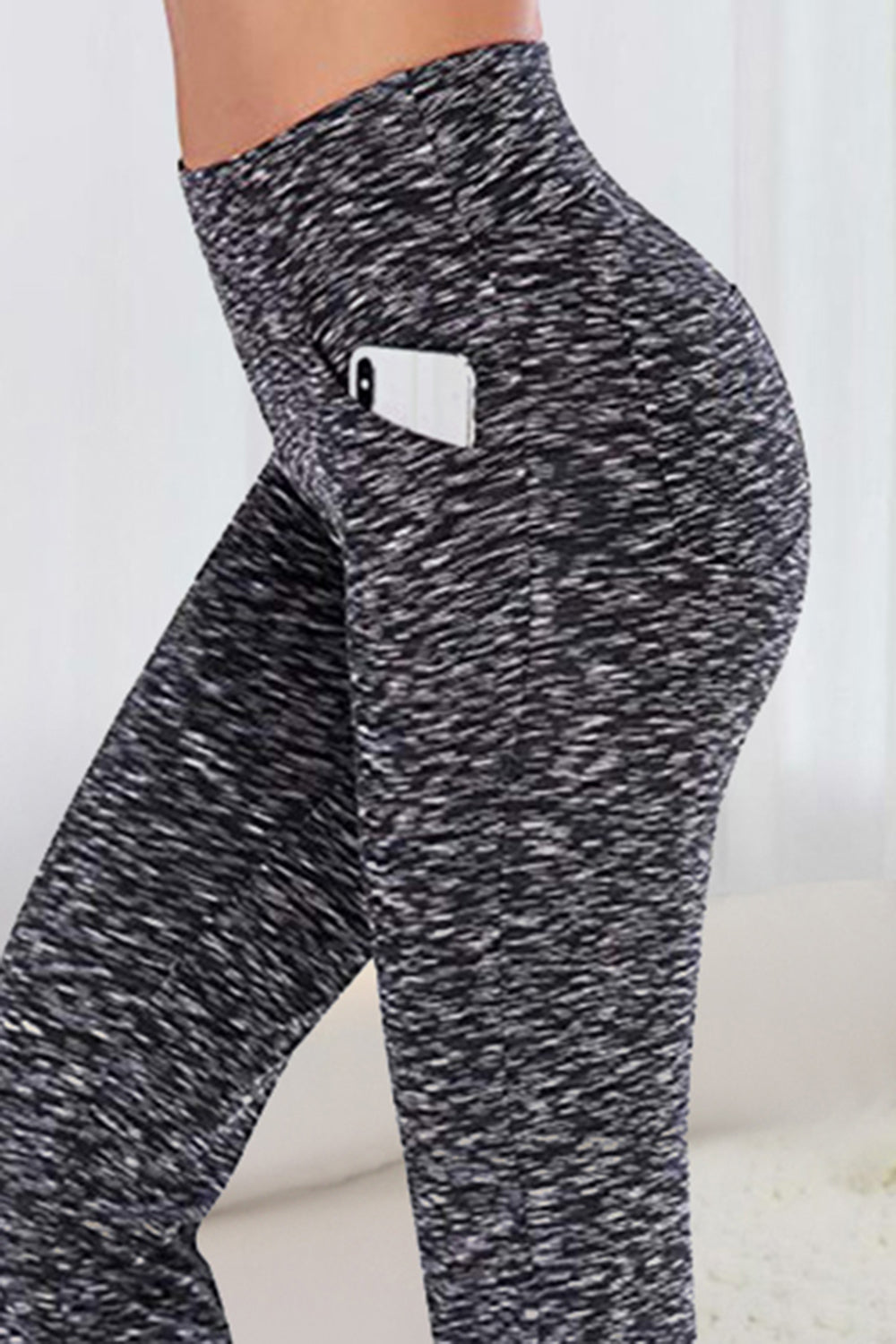 Pocketed High Waist Active Pants - The Daily Makeover