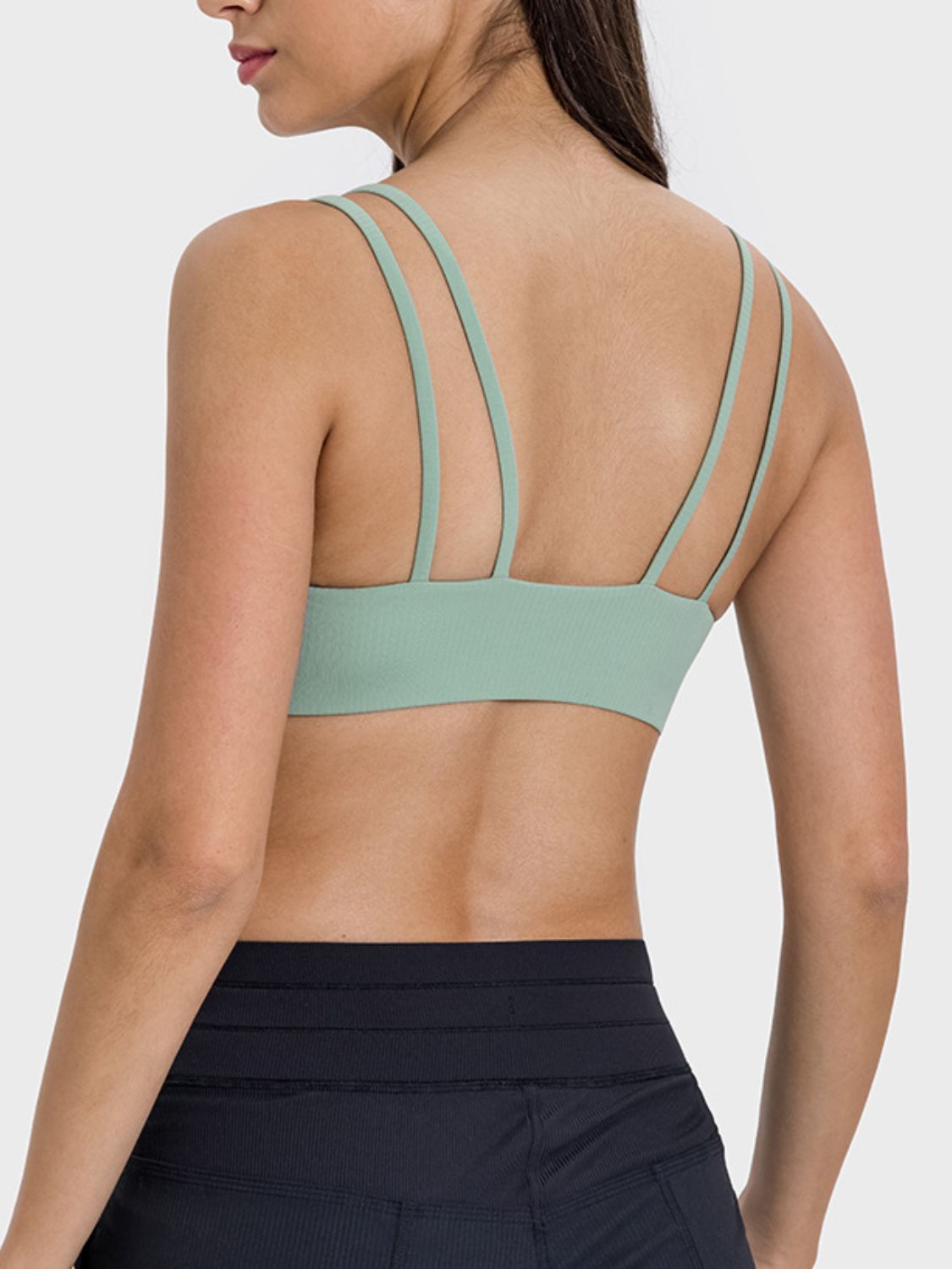 Scoop Neck Double Strap Active Cami - The Daily Makeover