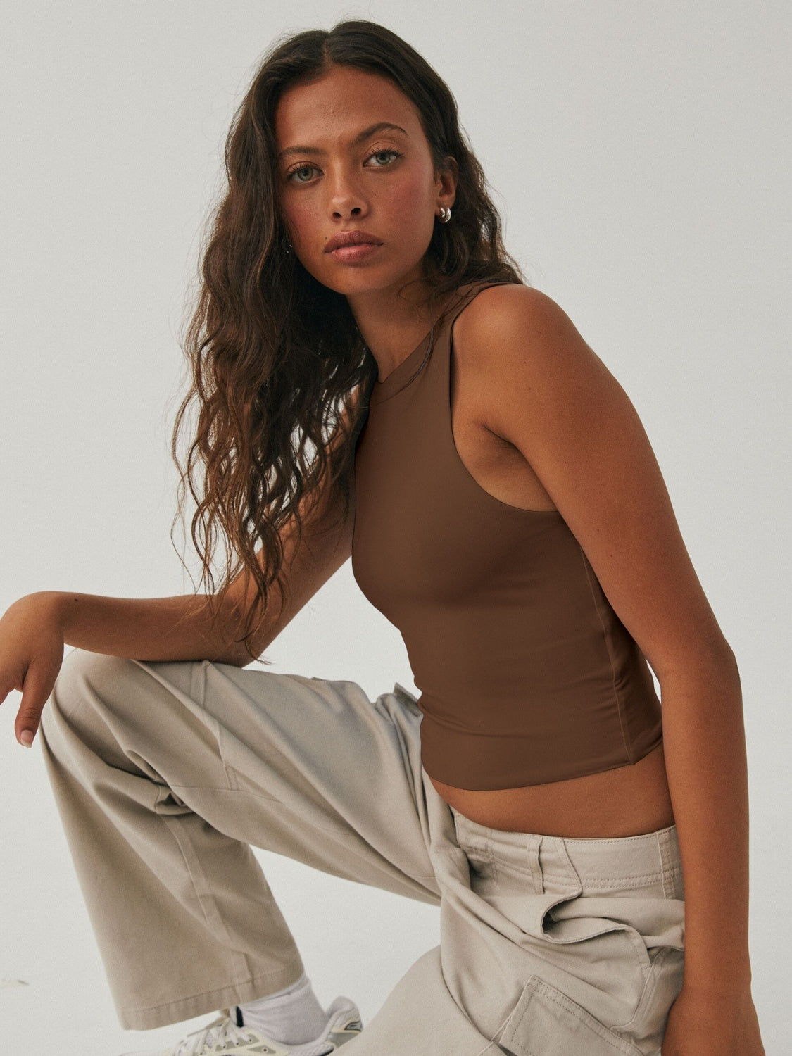 Round Neck Cropped Tank - The Daily Makeover