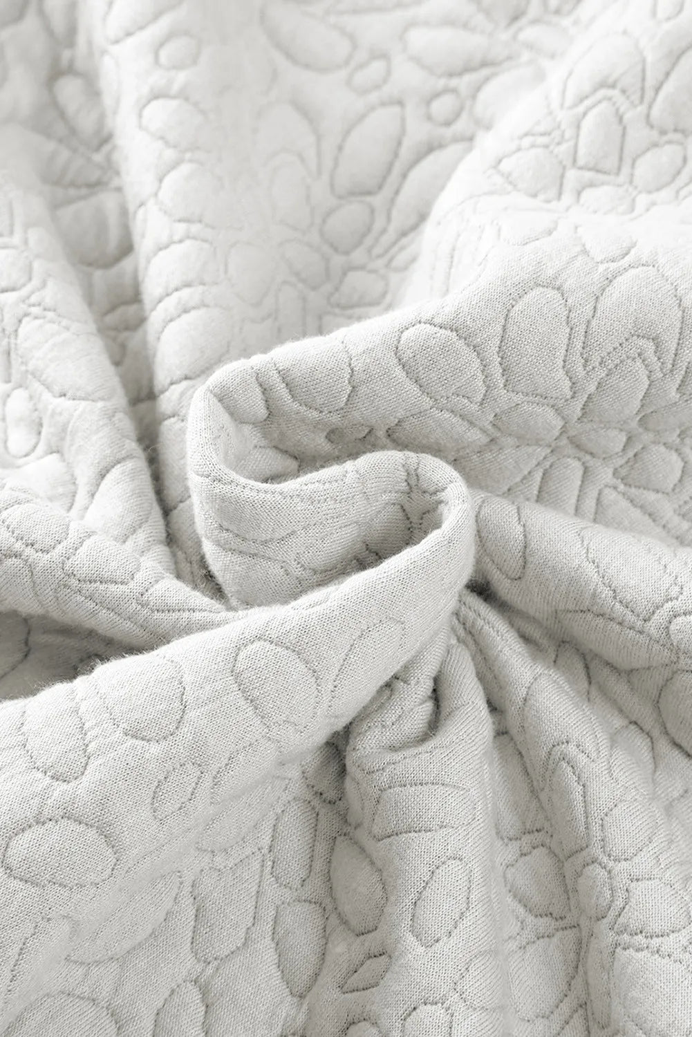 Baseball Collar Floral Quilted Jacket - The Daily Makeover