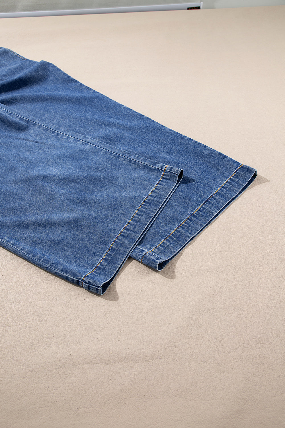 Dusk Blue Drawstring High Waist Plus Size Jeans - The Daily Makeover
