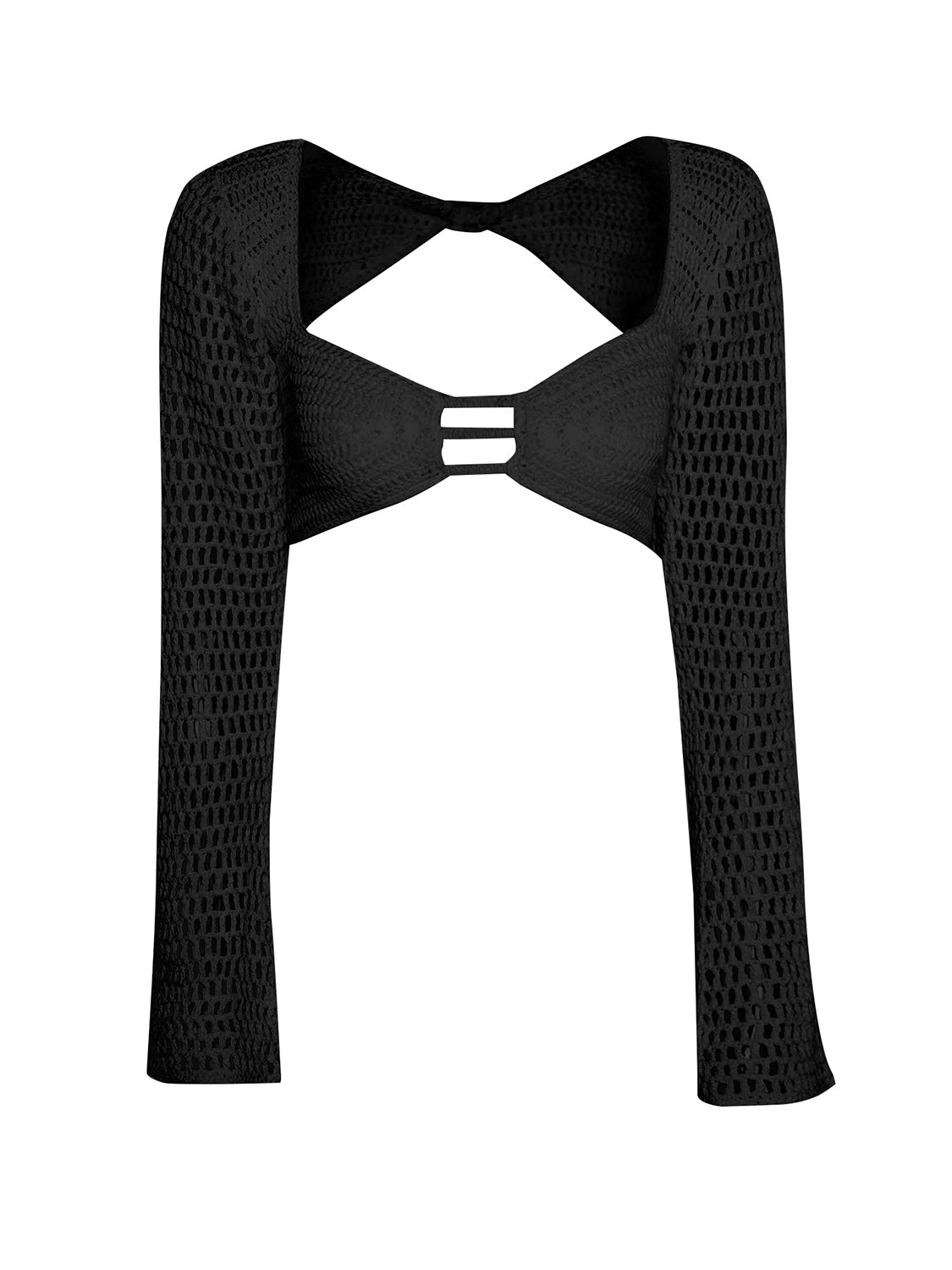 Tied Long Sleeve Top and Skirt Cover Up Set - The Daily Makeover