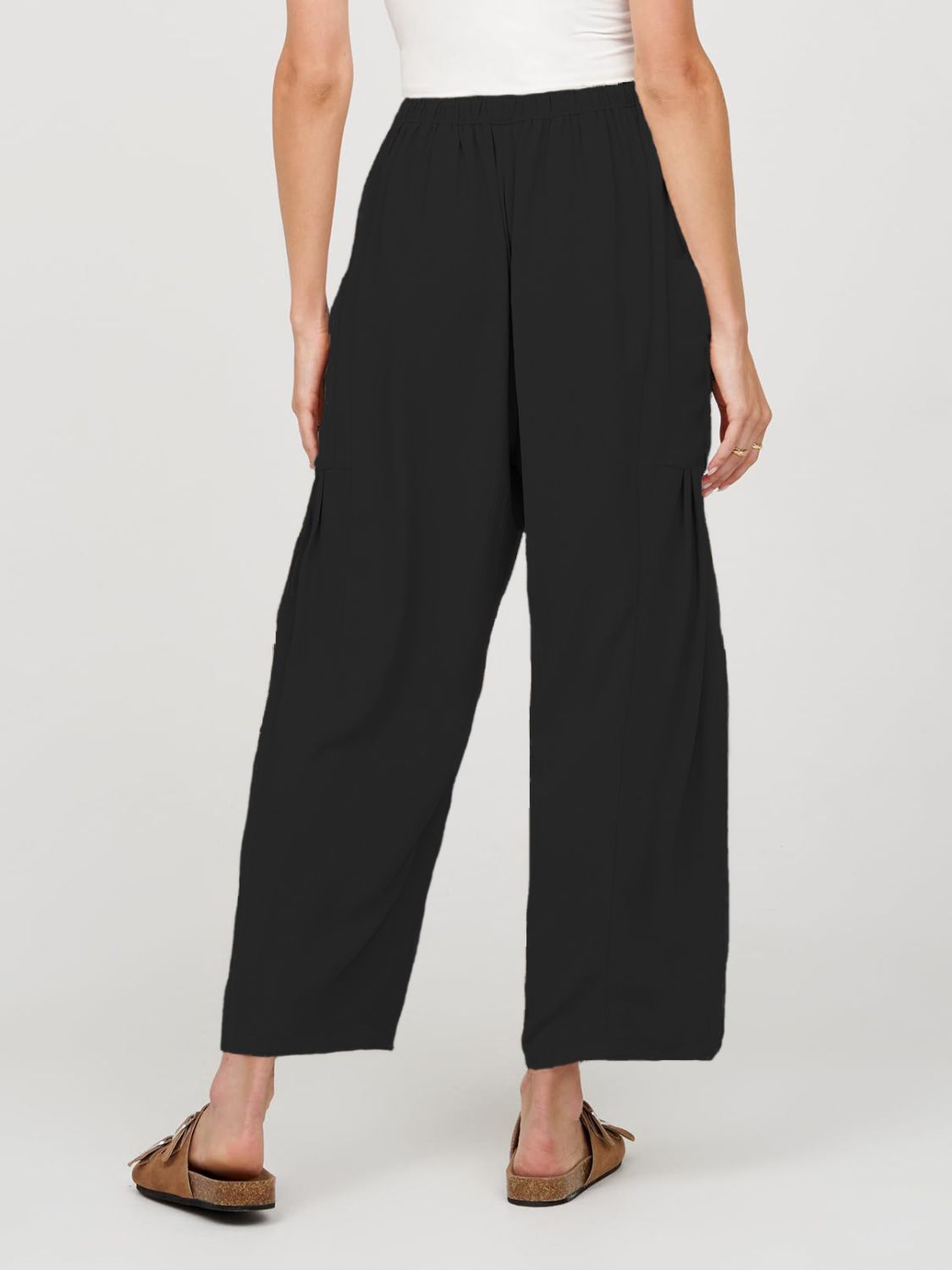 Full Size Wide Leg Pants with Pockets - The Daily Makeover
