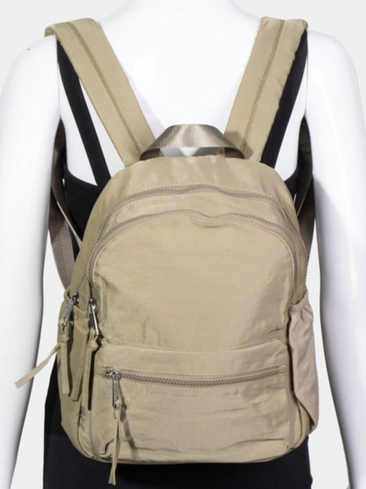 Fame Nylon Multi Pocket Backpack Bag - The Daily Makeover