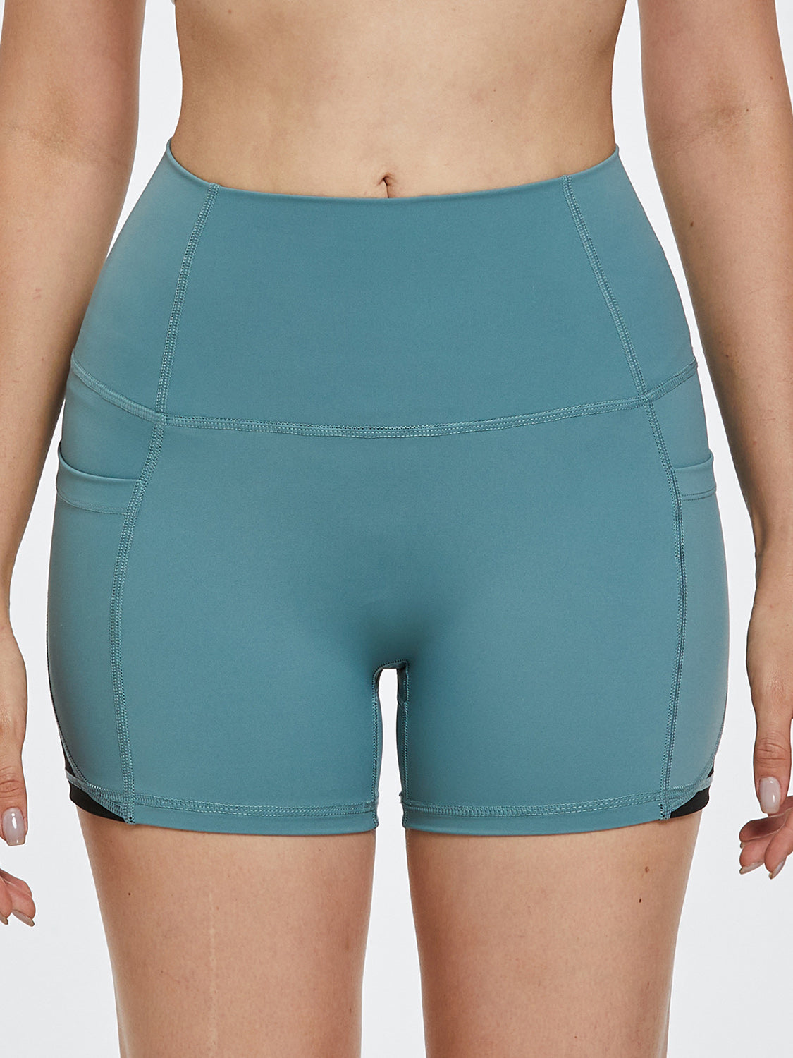 High Waist Active Shorts - The Daily Makeover