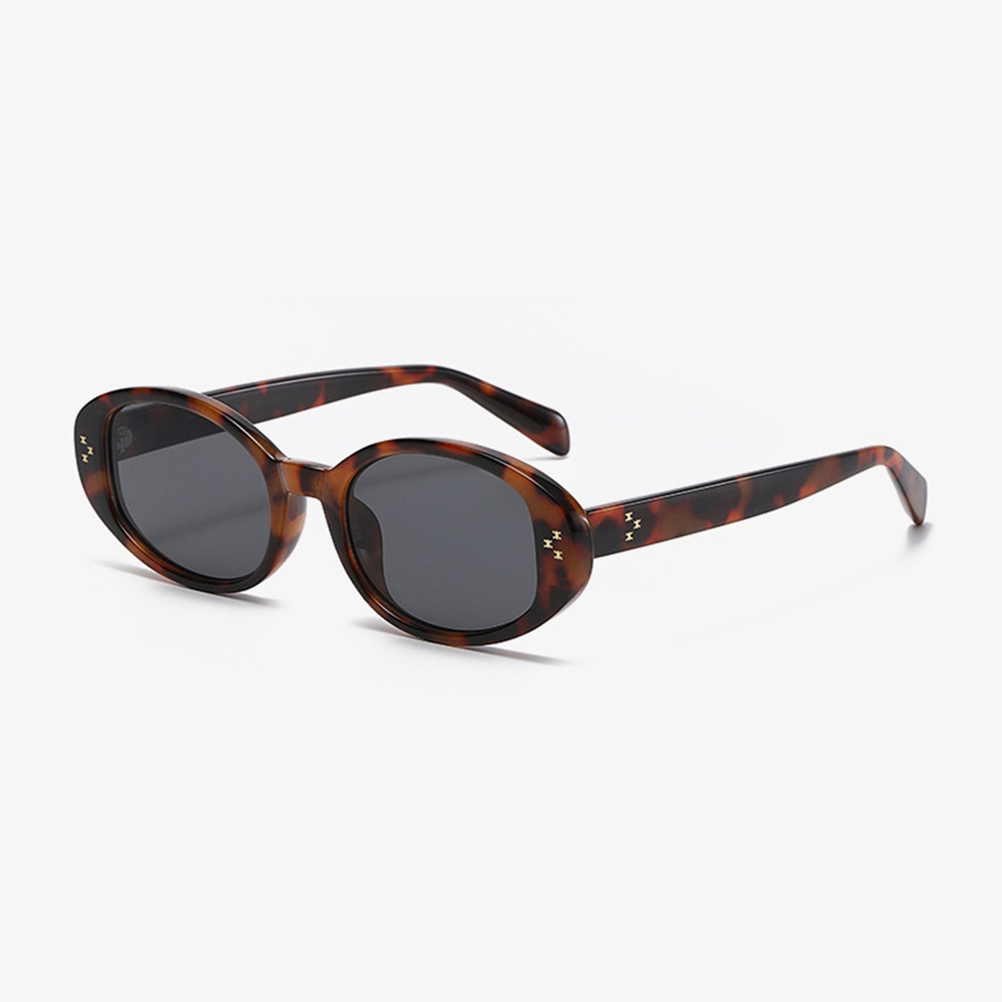 Polycarbonate Frame Oval Sunglasses - The Daily Makeover