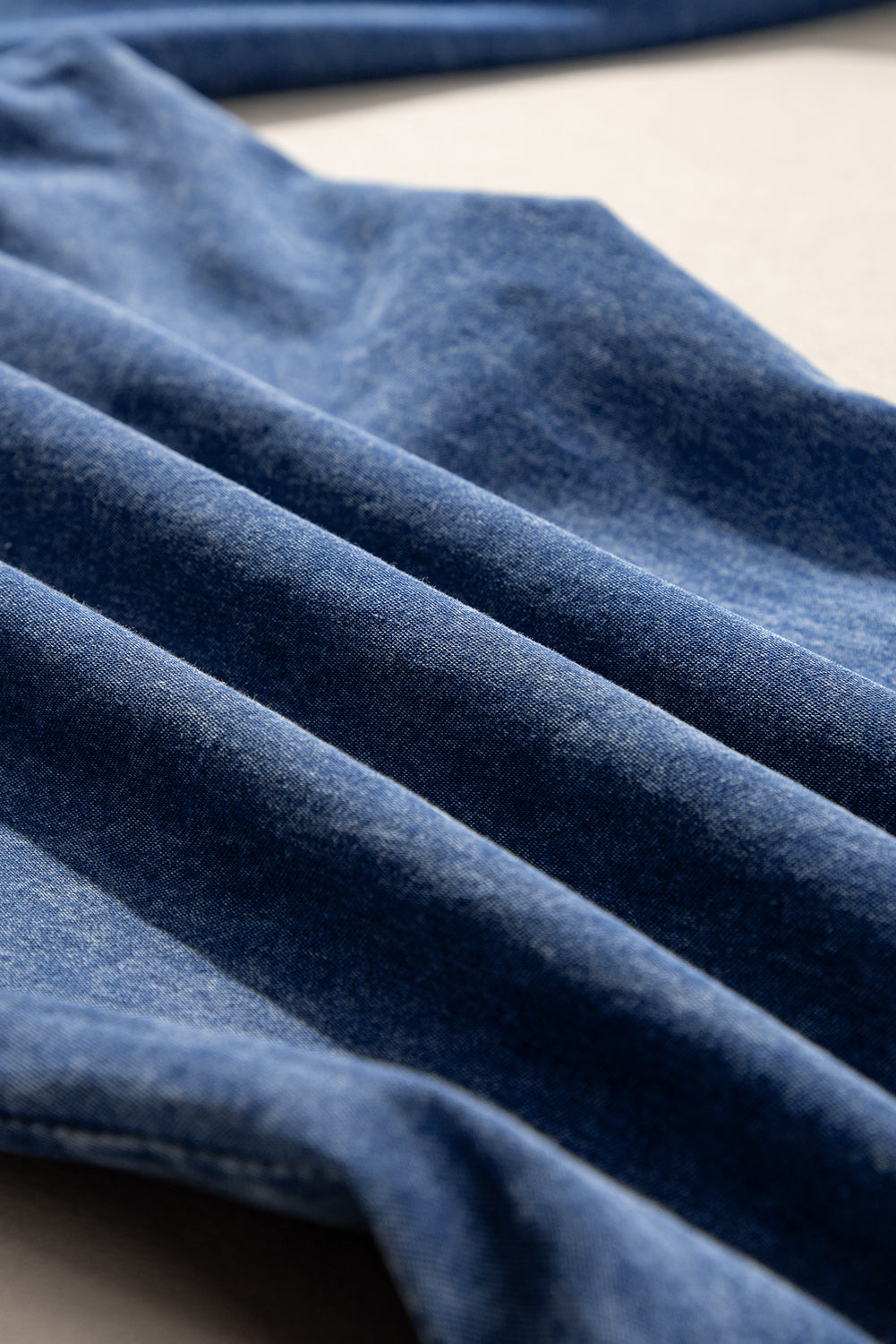 Dusk Blue Drawstring High Waist Plus Size Jeans - The Daily Makeover