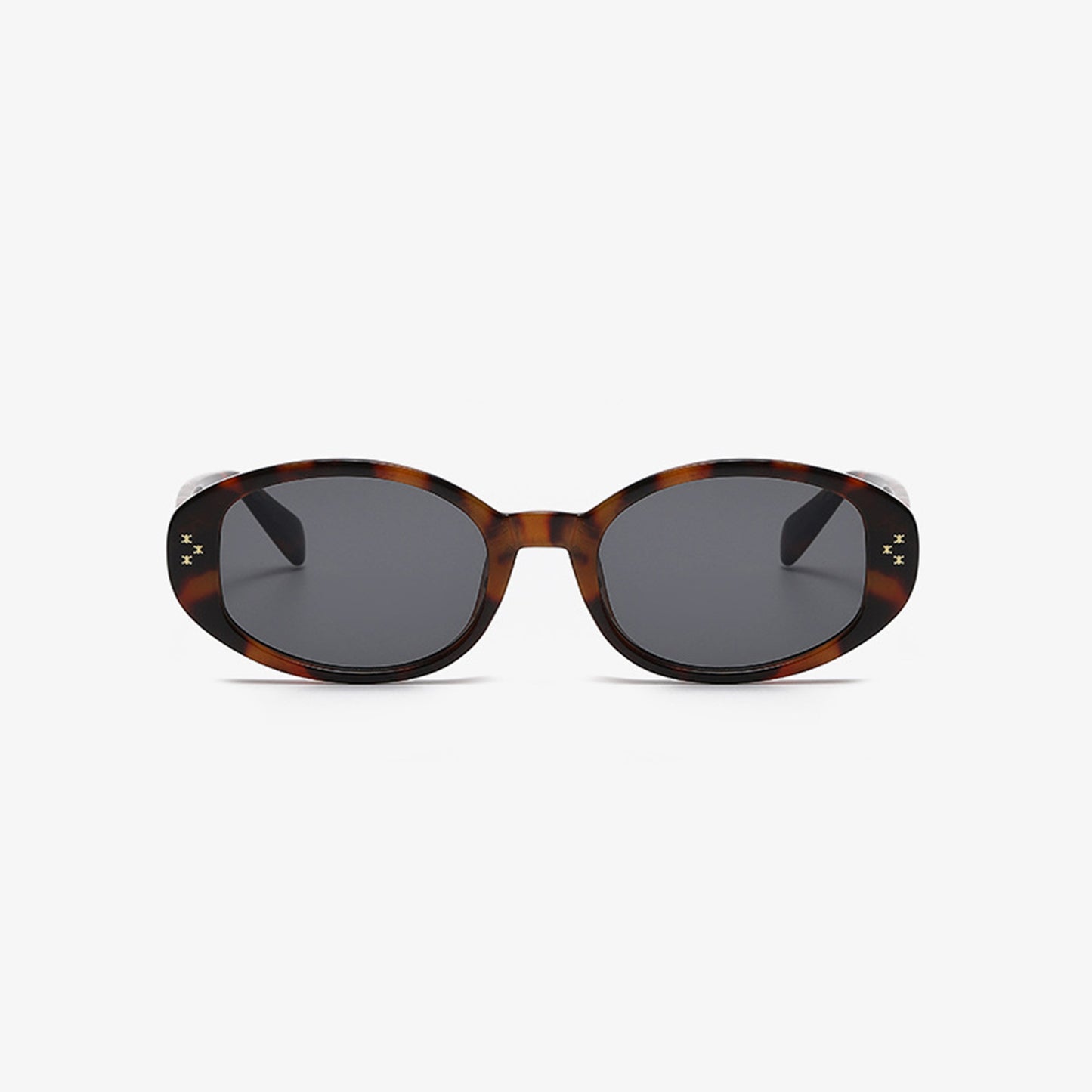 Polycarbonate Frame Oval Sunglasses - The Daily Makeover