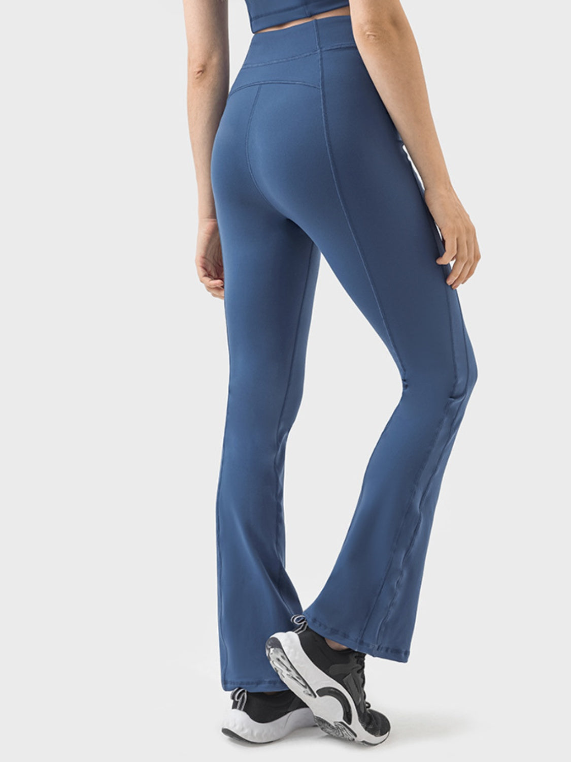 Millennia Zipper Detail High Waist Active Pants - The Daily Makeover