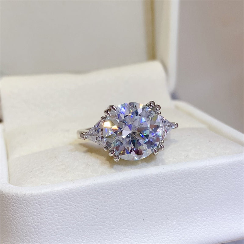 5 Carat Moissanite 925 Sterling Silver Ring - The Daily Makeover