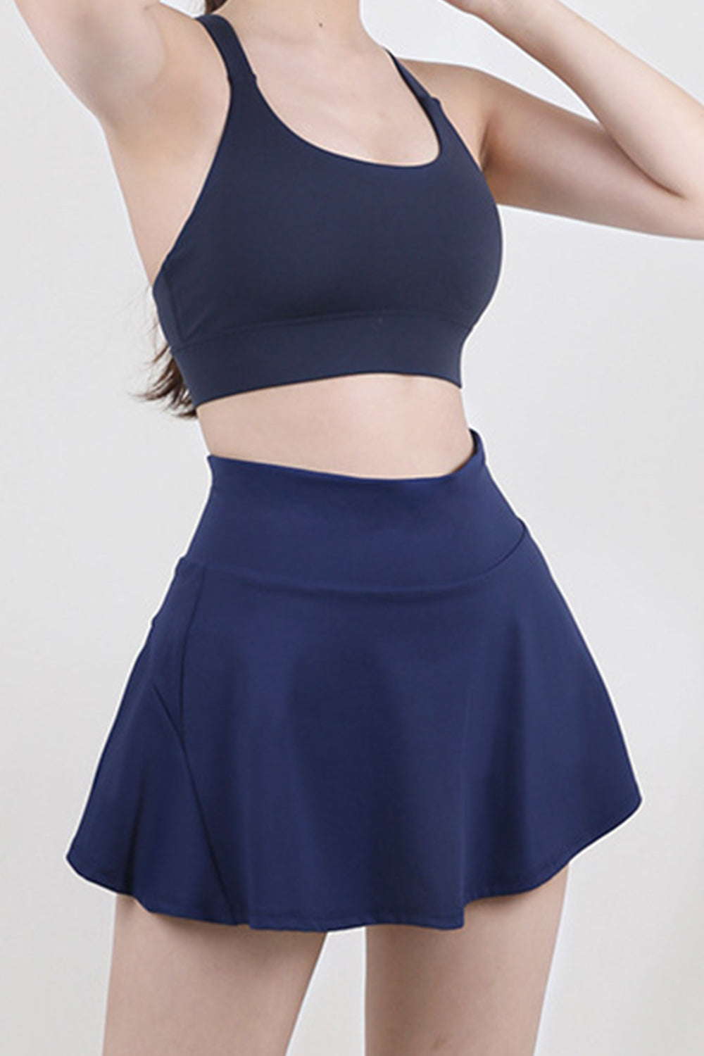 High Waist Pleated Active Skirt - The Daily Makeover