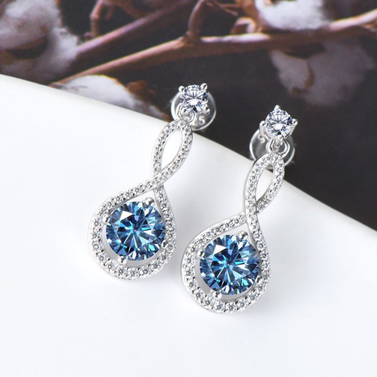 1 Carat Moissanite 925 Sterling Silver Earrings - The Daily Makeover