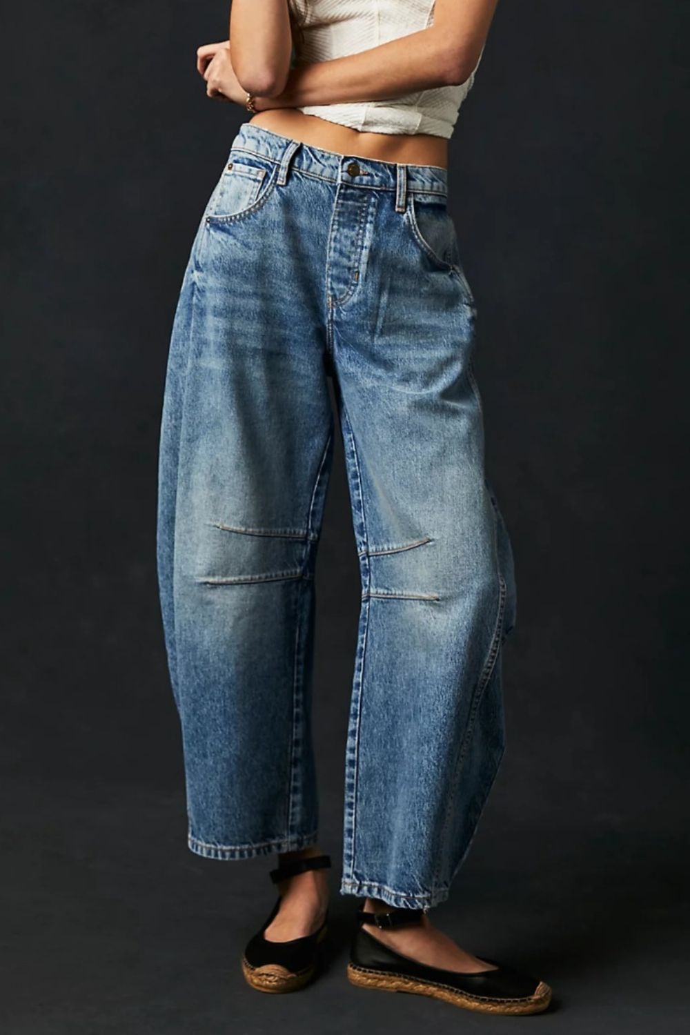 Wide Leg Jeans with Pockets - The Daily Makeover